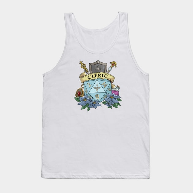 Dice Cleric Tank Top by Danielle_Mahaffey